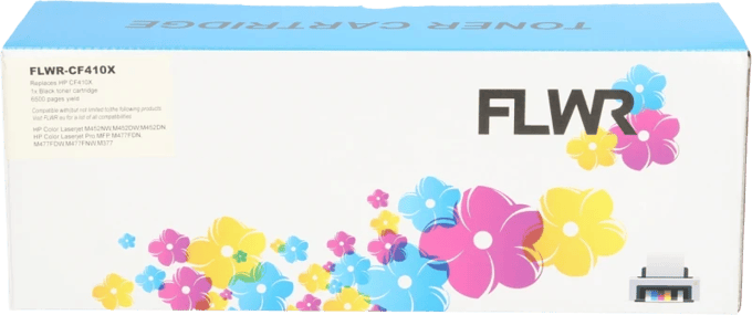 FLWR - Toner / 410X / Zwart - Geschikt voor HP