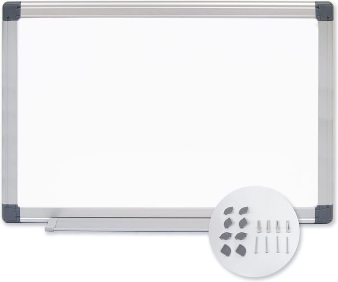 Multifunctioneel Whiteboard met Weekplanner en Magneten - Ideaal voor Thuis en Kantoor (90 x 60 cm)