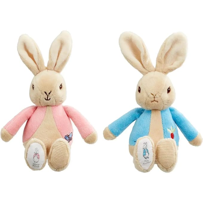 Rammelaar Rainbow Designs Peter Rabbit & Flopsy Bean (x2)