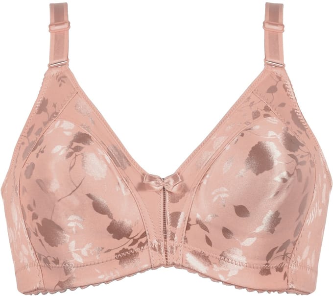 Naturana - Minimizer bh met bloemenpatroon - 5363 - Pink Rose - 85C