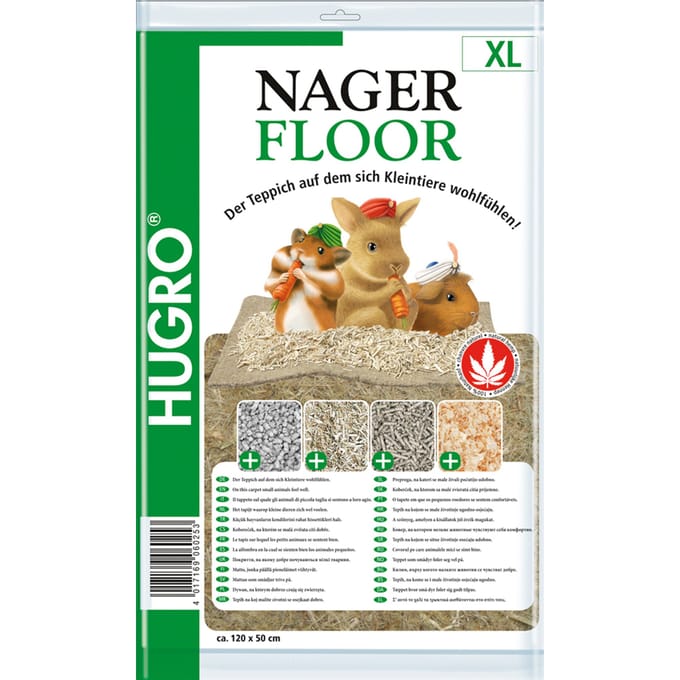 50x120cm Hugro Hennep-Mat voor Knaagdieren