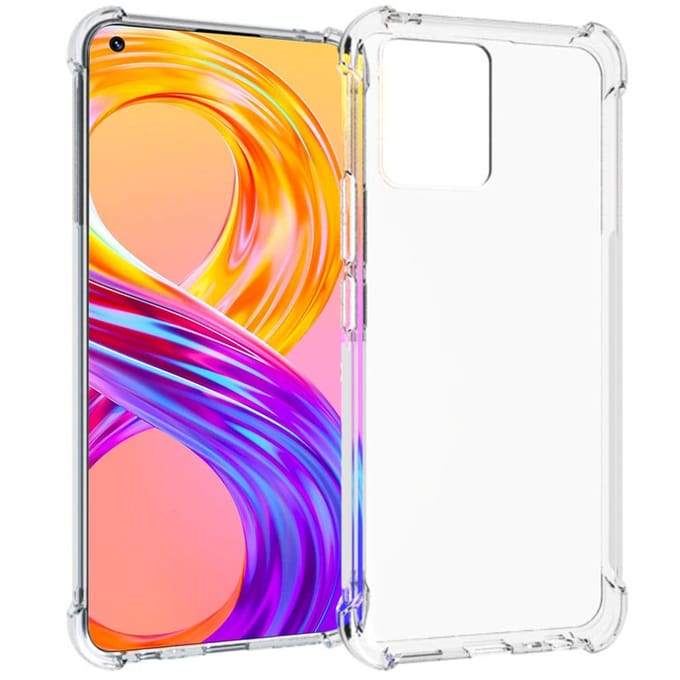imoshion Hoesje - Geschikt voor Realme 8 / Realme 8 Pro - Shockproof Case - Transparant