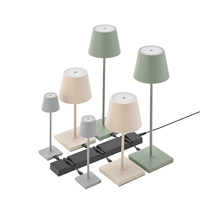 Sigor USB-C oplaadstation voor Nuindie batterijverlichting, 6-voudig