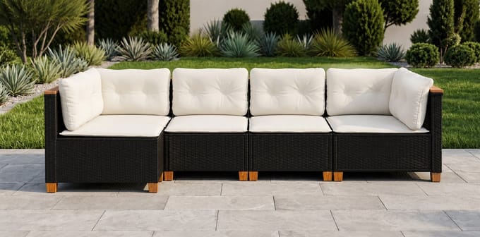 Luxe Bank – Zwart – Industrohome