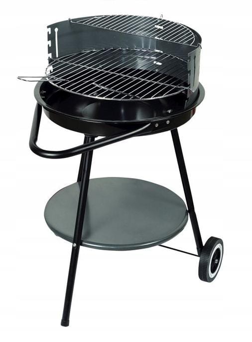 Master Grill MG911 - Kogelbarbecue - 49cm - Staal - Transportwielen