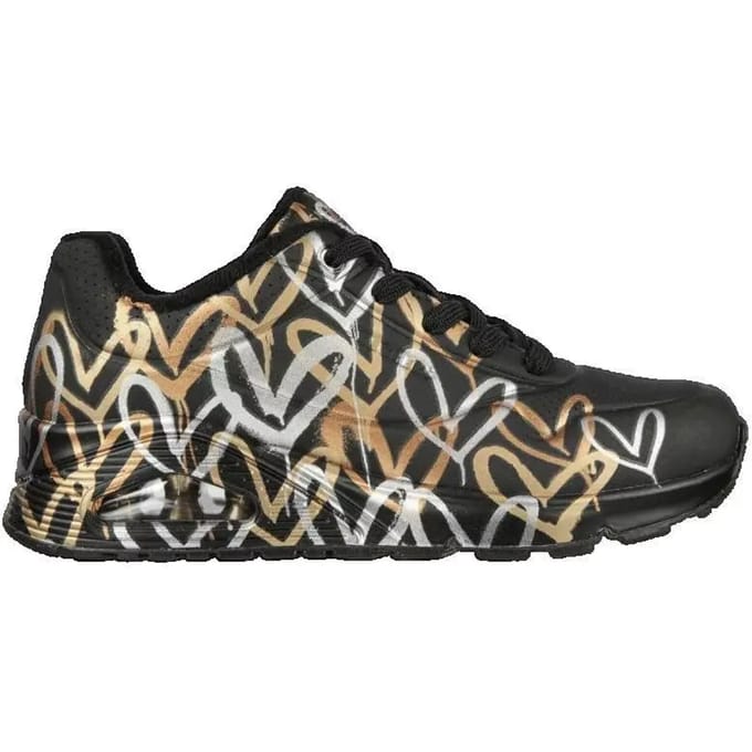 Damestrainers Skechers Uno Metallic Love