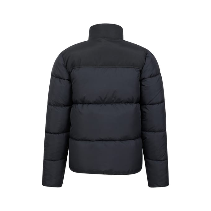 Mountain Warehouse Waterafstotende gewatteerde jas voor kinderen/Kinderspanning (Zwart)