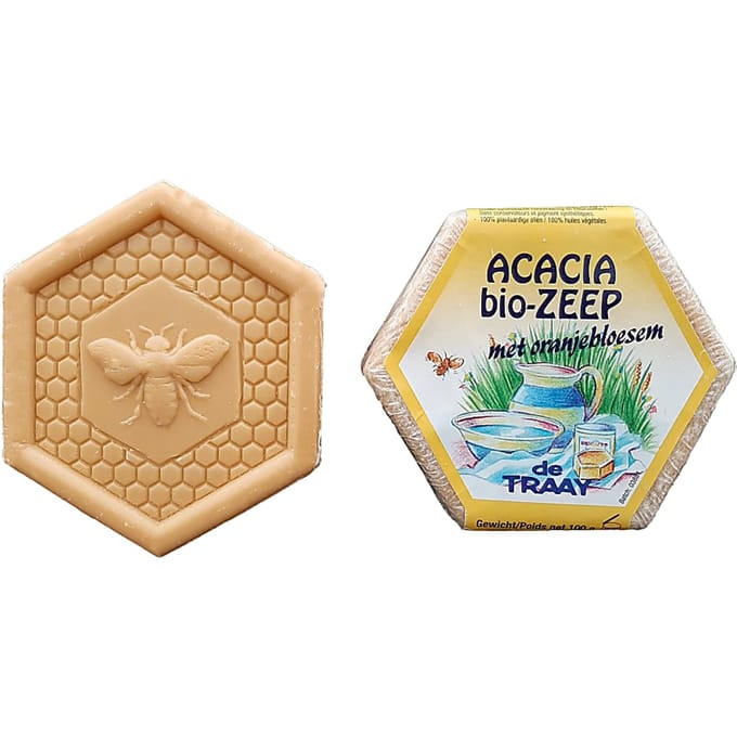 De Traay Bee Honest Zeep Acarcia met Oranjebloesem - 100GR