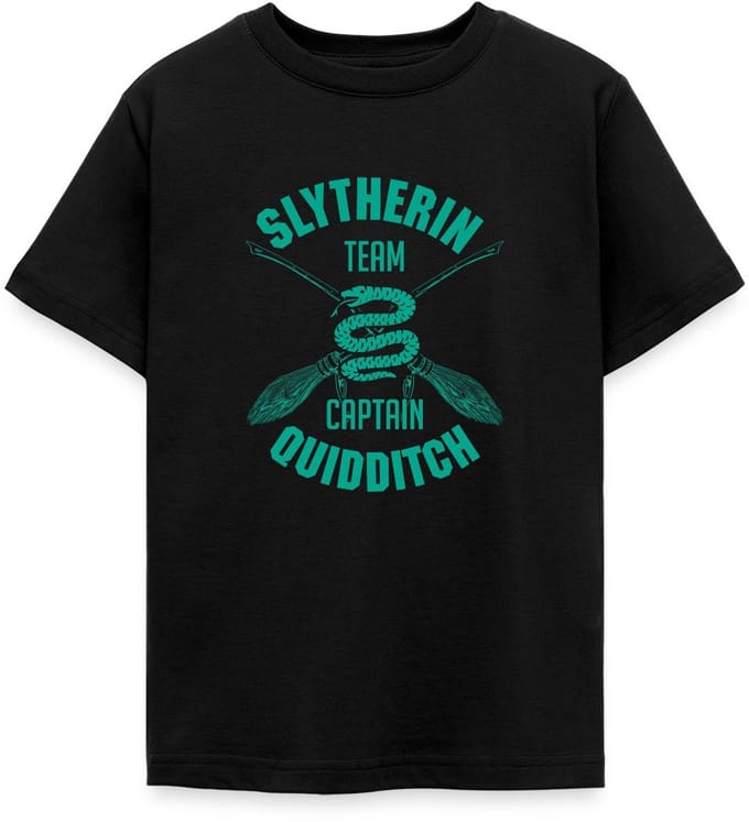Harry Potter Slytherin Team Captain Quidditch T-Shirt Tiener