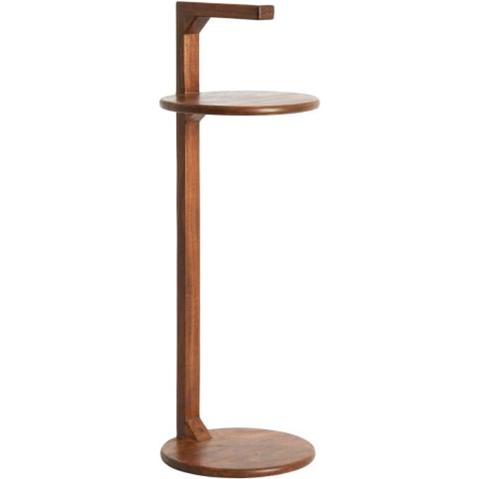 Light & Living - Bijzettafel DELMINO - Ø26x77 cm - Bruin
