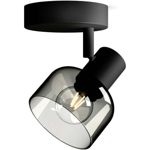 Philips Sleet Spot - Wandspot - Met gerookt glas - Kleine fitting E14