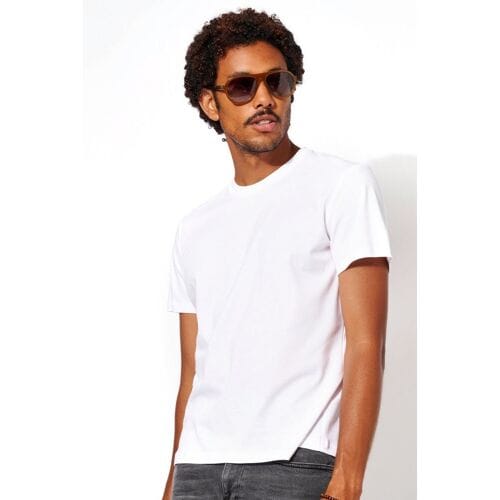 Desoto T-Shirt Uni Roundneck Wit / male