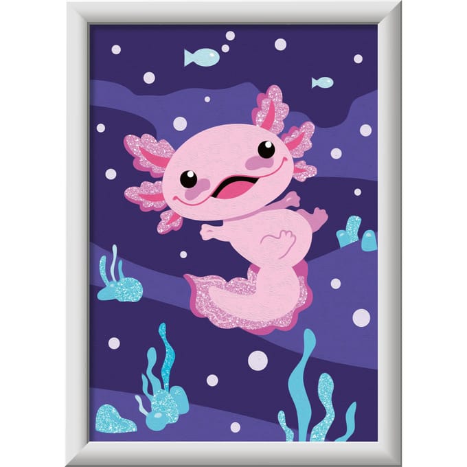 Ravensburger - CreArt - Axolotl - Schilderen op Nummer voor Kinderen