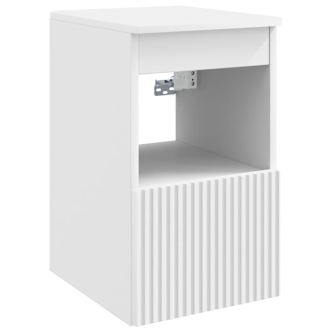 vidaXL - Badkamerkast - Wit - 30 - x - 41 - x - 50 - cm - Bewerkt - hout