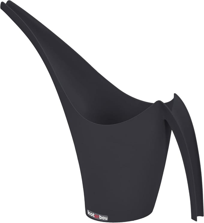 1,5 liter gietkan met girafdesign - antraciet