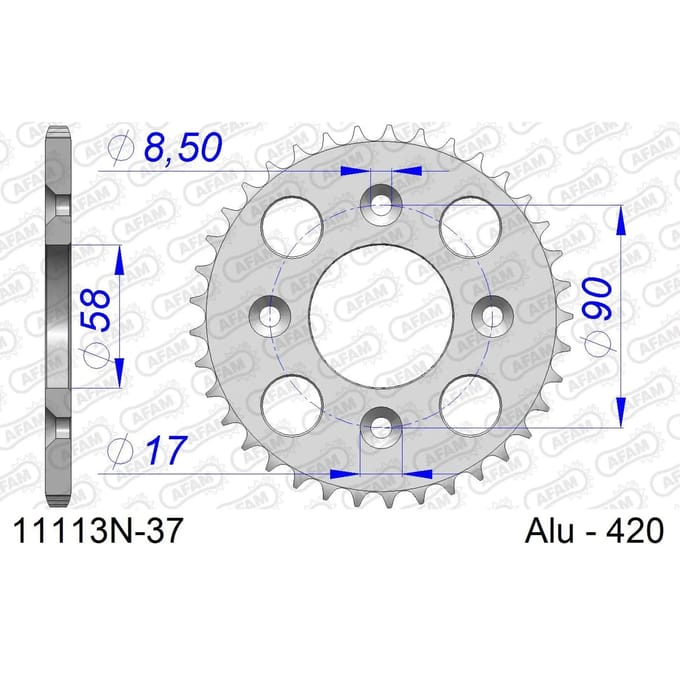 Tandwiel Afam 420 37 dents