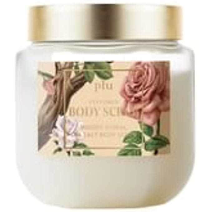 plu - Perfumed Sea Salt Body Scrub - 2 Types Woody Floral