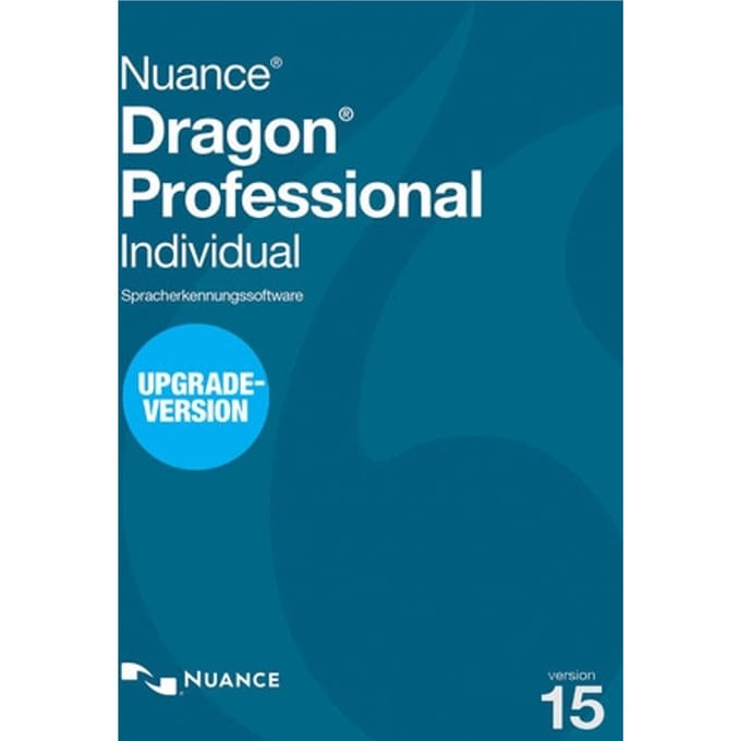 Nuance Dragon Professional Individueel 15 Upgrade, upgrade van DPI 14