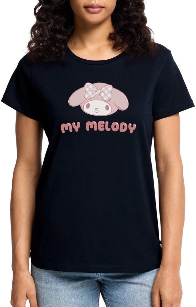 My Melody Portret Premium T Shirt Dames