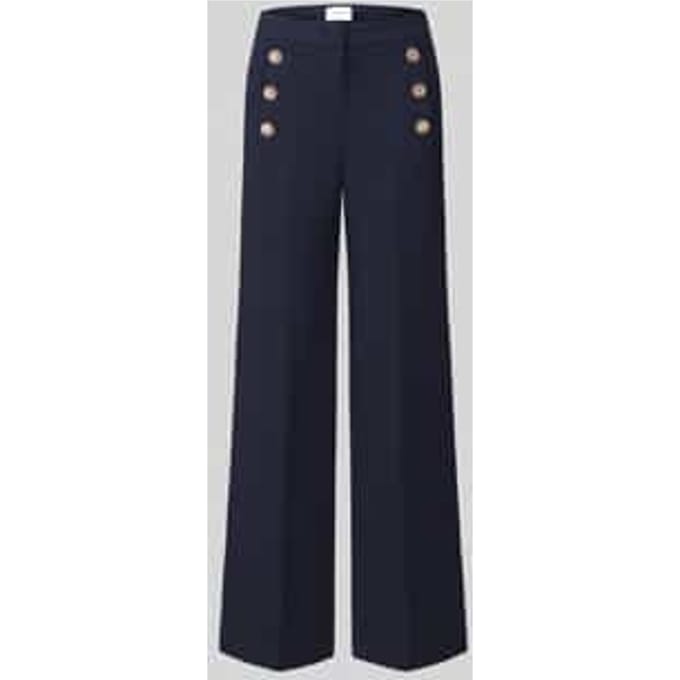 regular fit wijdte broek met viscose, model 'BRIDGET'
