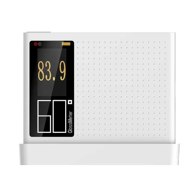 Hoge precisie glansmeter 60 graden draagbare glansmeter met zelfkalibratie/snel Professional Edition wit