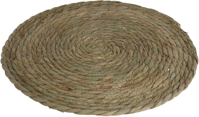 Gerimport Pannenonderzetter - zeegras - rond - Dia 36 cm - naturel - extra groot - stevig