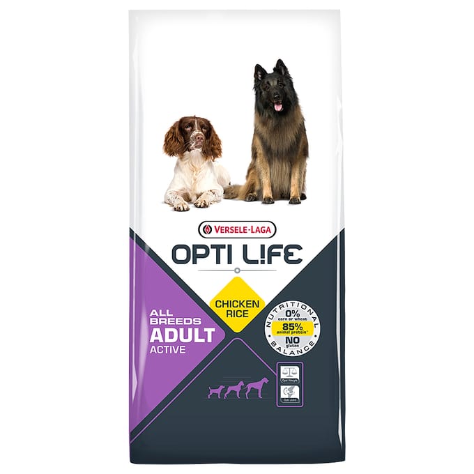 2x12,5kg Adult Active Opti Life Hondenvoer