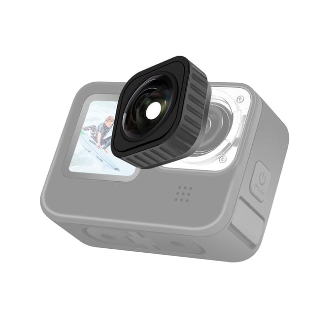 PULUZ Cameralens Anti-Shaking 155 graden Groothoek Ondersteuning 5 meter Waterdichte Lens Mod Compatibel met transparant