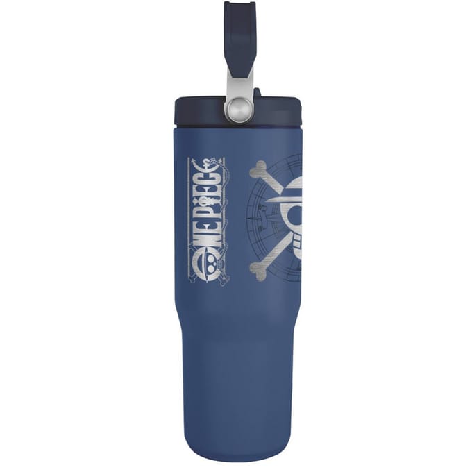 One Piece - Anime Drinkfles - Straw Hat Crew Drinkfles - voor Geen - blauw