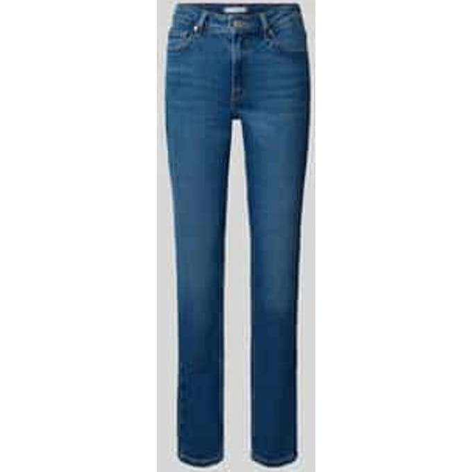 Slim fit jeans van katoenmix