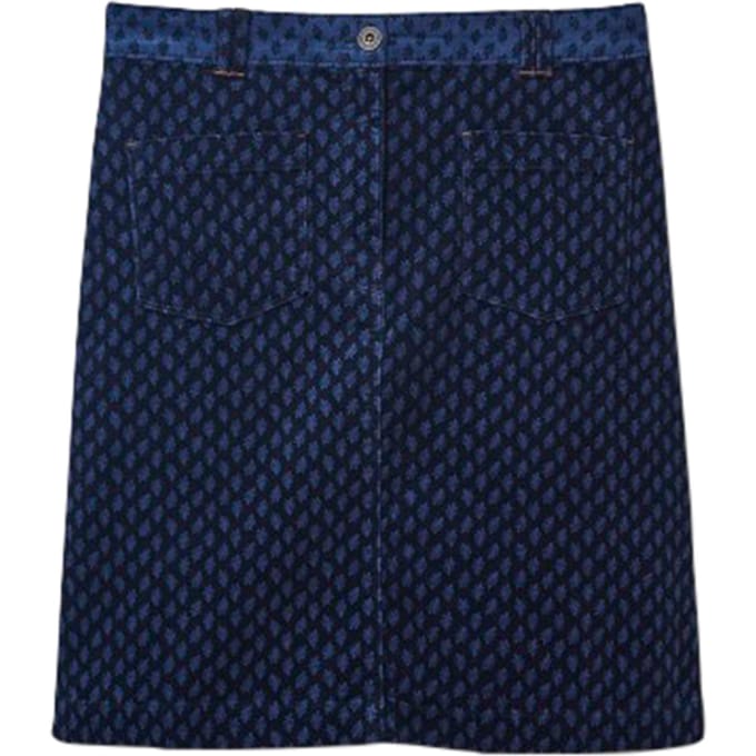 White Stuff Melody  Cord Skirt Blue Größe: 6 | Miniröcke Outlet | Damen | Blau