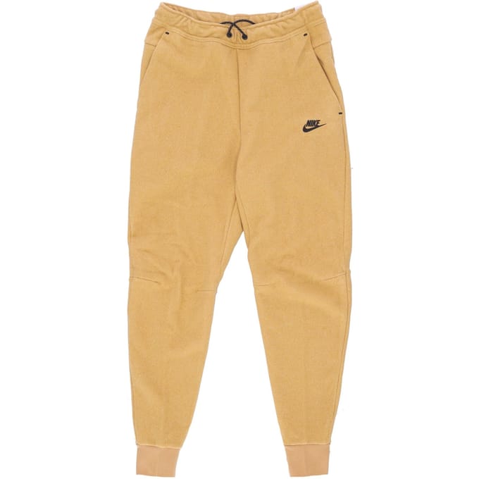 Sportkleding heren Tech Fleece winterjogger trainingspakbroek Elemental goud/zwart