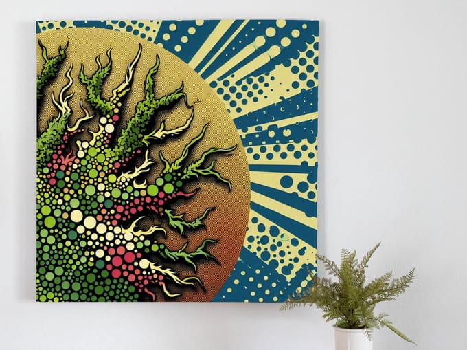 Kunstprint | Wanddecoratie | Dibond | 100 × 100 cm