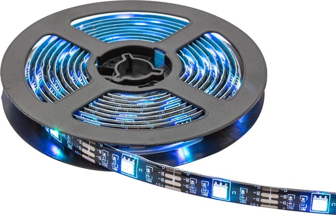 Soundlogic Smart LED strips - 2 meter - Wit en RGB kleuren - Zelfklevend - Smartphone app