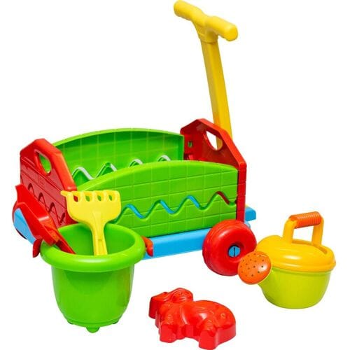 OUTDOOR active trekwagen met emmerset, 6 stuks