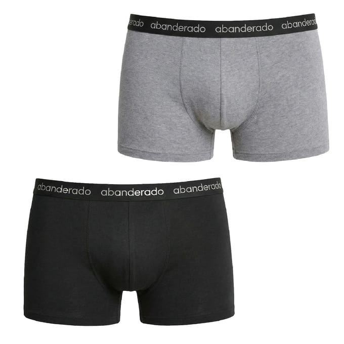 Verpakking van 2 Heren Elastische Katoenen Boxers AA596