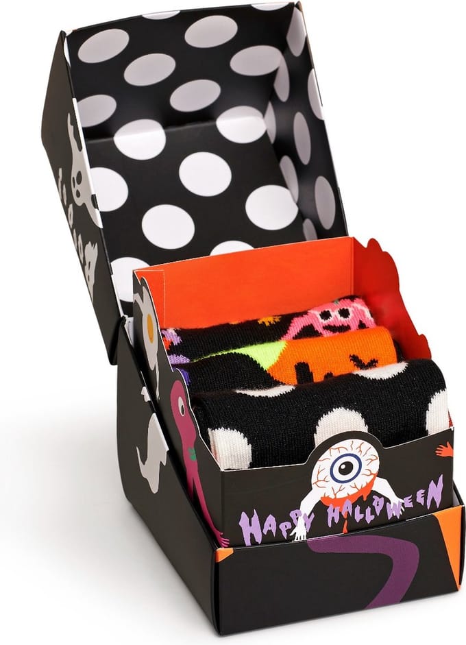Happy Socks unisex halloween giftbox 3P multi