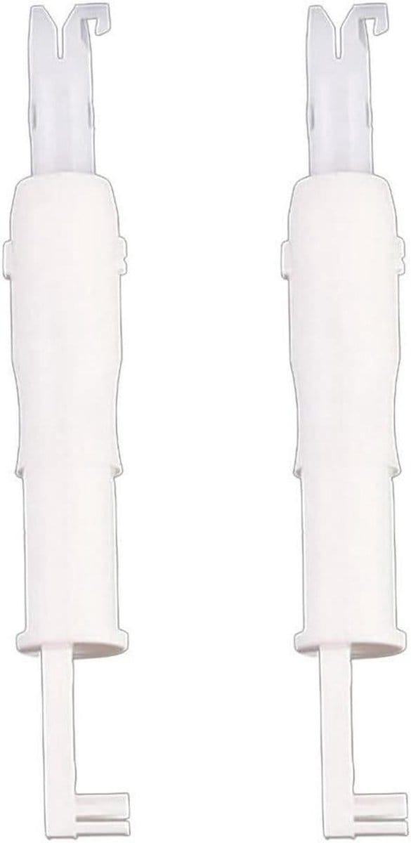 SagaSave 2 Stuks Naaimachine Naald Threading Tool, Witte Professionele Automatische Threader Snelle Naaidraad Voor Naaimachine