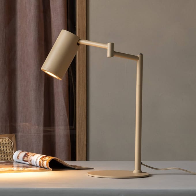 IT´S ABOUT ROMI IT'S ABOUT ROMI tafellamp Bilbao, beige, hoogte 48 cm