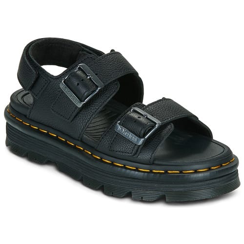 Platte sandalen Dr. Martens ZebZag Sandal Black Pisa