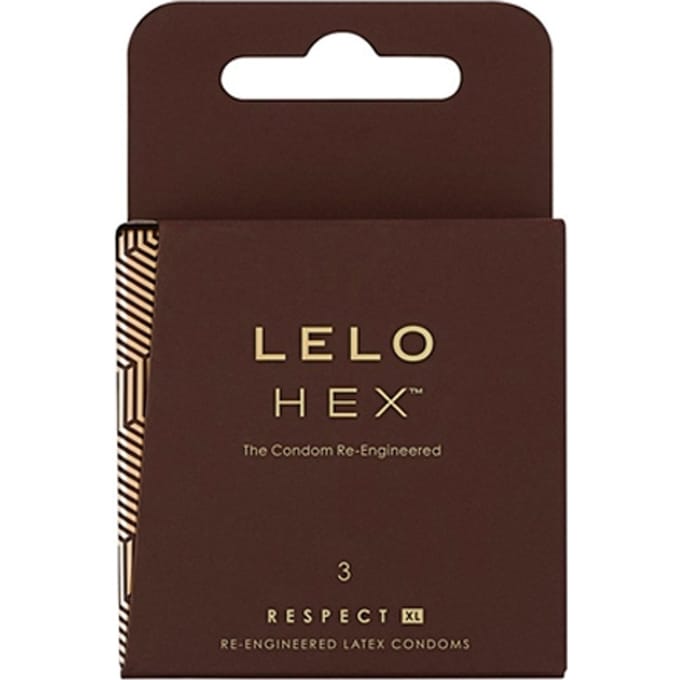 LELO HEX Respect XL - condooms - 58 mm - 3 stuks