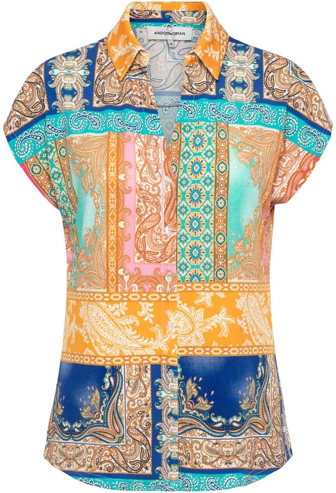 VALETTA MULTI PAISLEY K-Cobalt multi - S