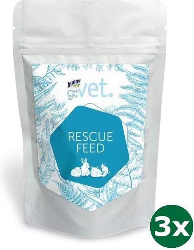 3x40 gr Bunny nature govet rescuefeed