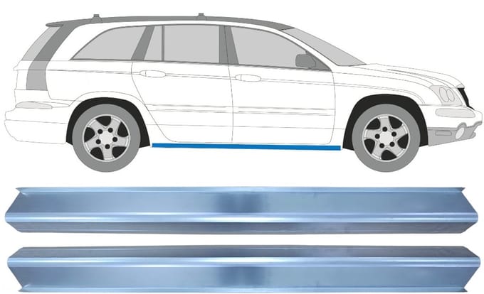 Reparatie dorpel voor Chrysler Pacifica 2003-2007 / Links = Rechts / Set