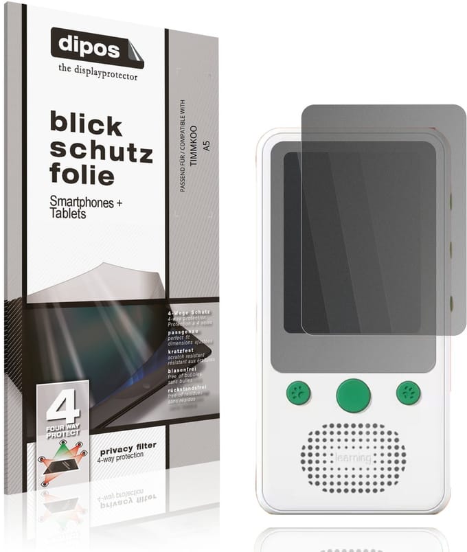dipos – Matte Privacy Screenprotector geschikt voor TIMMKOO A5 | Anti-Spy Beschermfolie