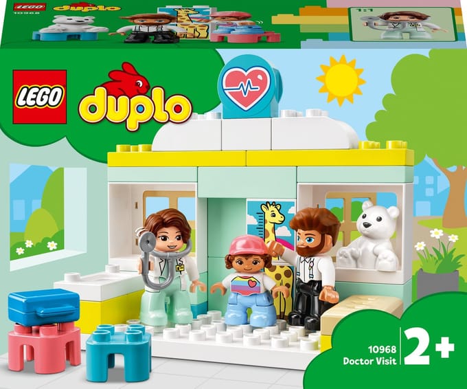 LEGO DUPLO Bij de dokter Grote Stenen Bouwset 10968