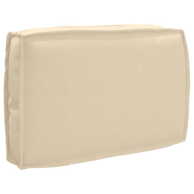 vidaXL - Kussen - Beige - 60 - x - 40 - x - 12 - cm - Oxford - Stof