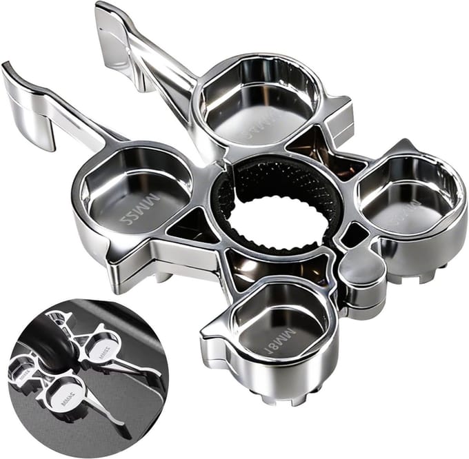 Montage Sleutel - Perlator Sleutel - Kraan Onderhoud - 12-in-1 Universeel - M16-M24 - Zilver