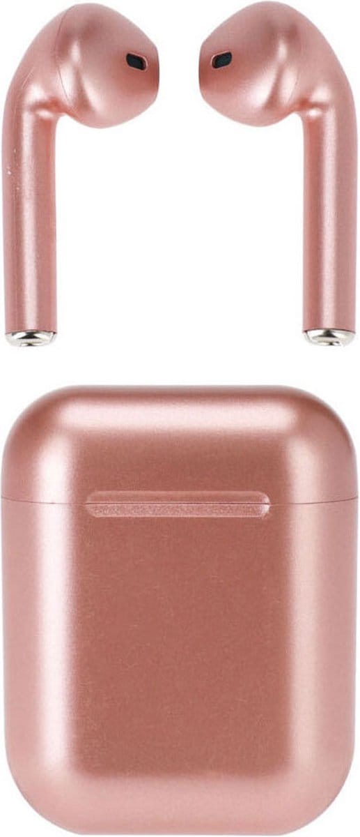 Oordopjes draadloos roze USB oplaadbaar educatief speelgoed.