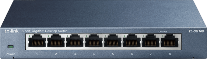 TP-Link TL-SG108 8-Port 10/100/1000Mbps Desktop Switch